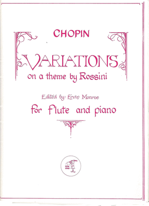 Book cover for Variations on a theme by Rossini