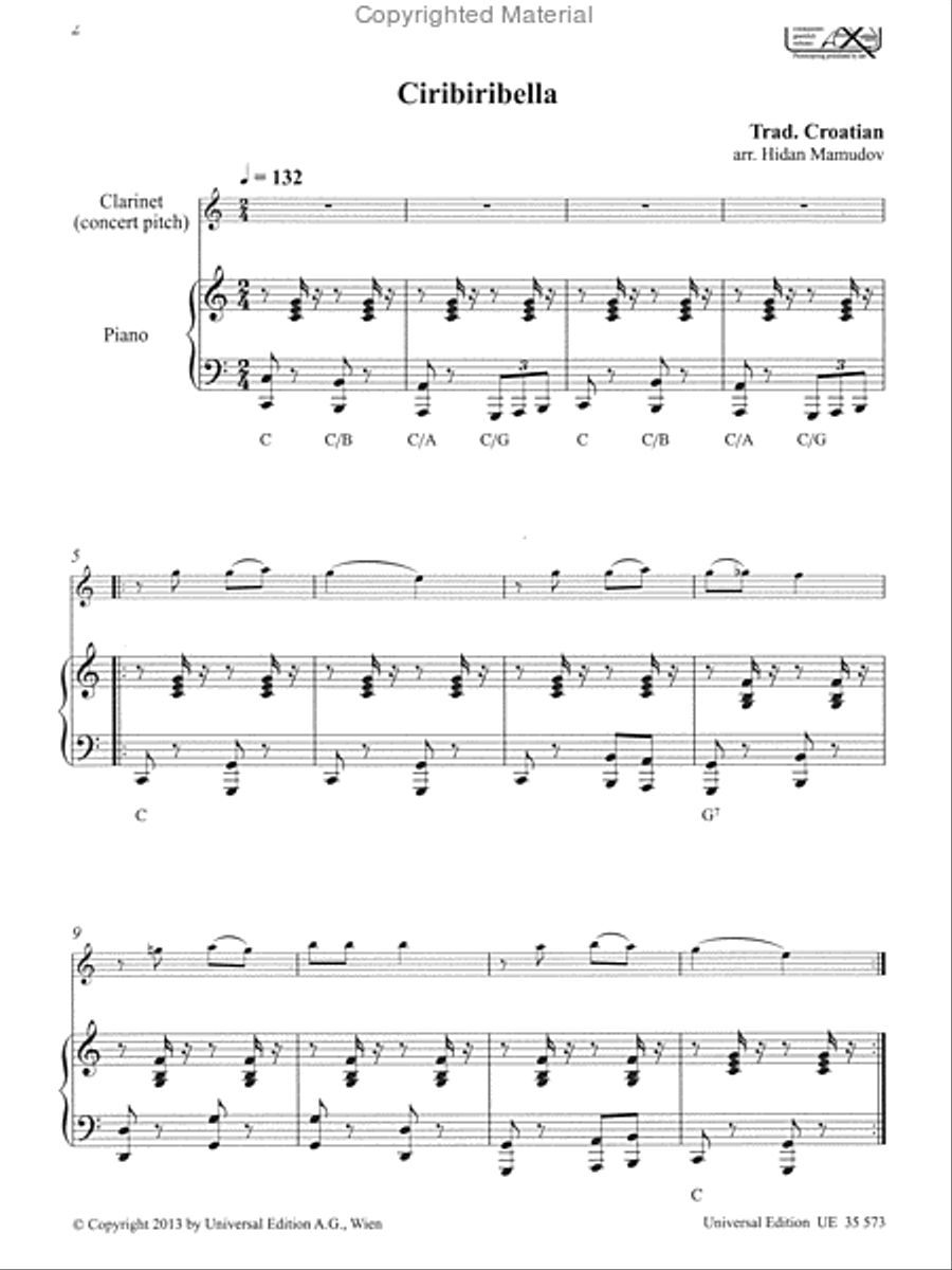 World Music - Balkan Chamber Music scores gallery preview page 2