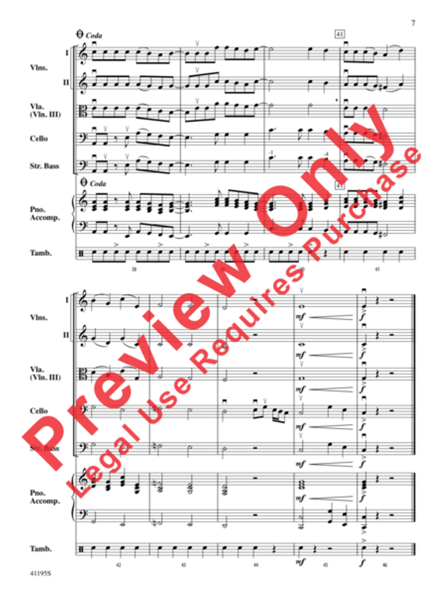 Just Give Me a Reason String Orchestra scores gallery preview page 8
