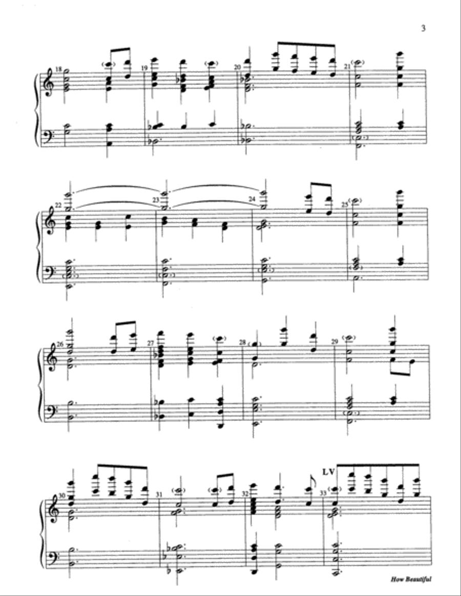 How Beautiful 5-Octaves scores gallery preview page 3