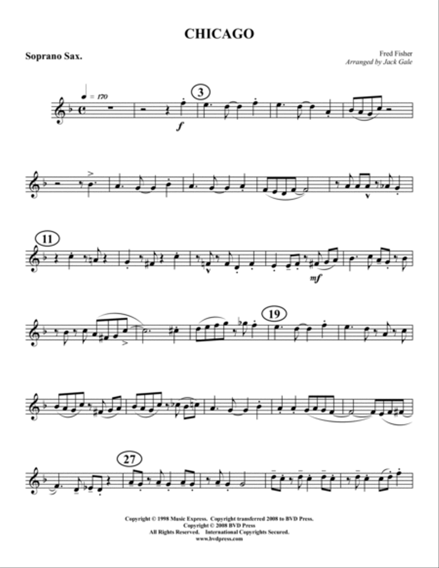Chicago Saxophone Quartet scores gallery preview page 4