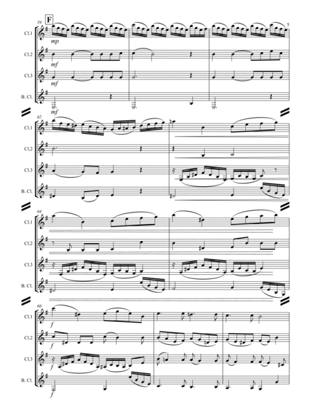 The Snow, Op. 26, No. 1 (for Clarinet Quartet) image number null