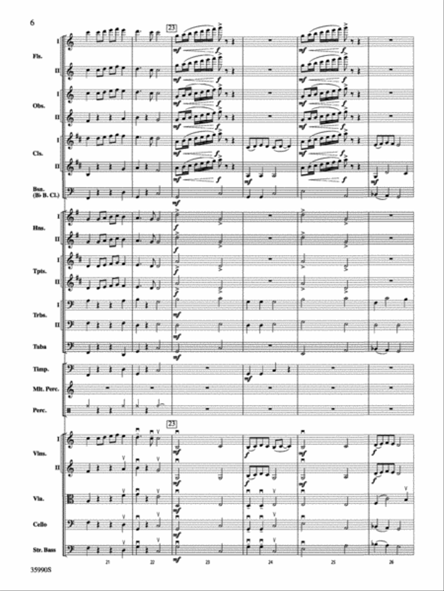 Tales of Vandosar: Score Full Orchestra scores gallery preview page 6