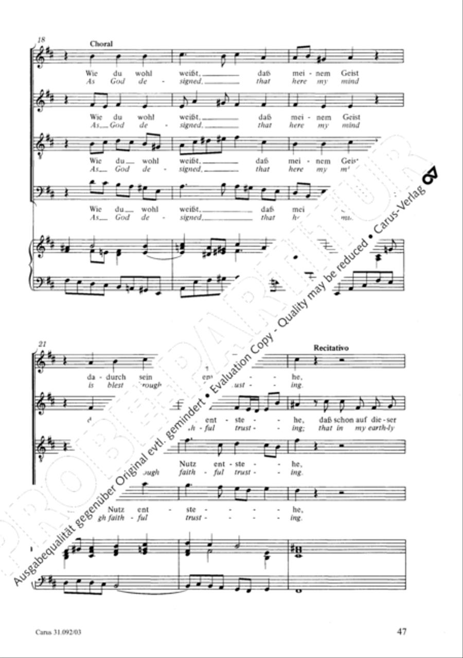 My spirit does in God abide 4-Part scores gallery preview page 48