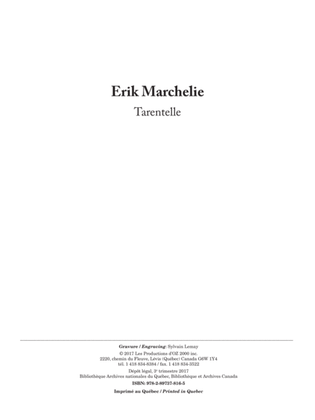 Book cover for Tarentelle