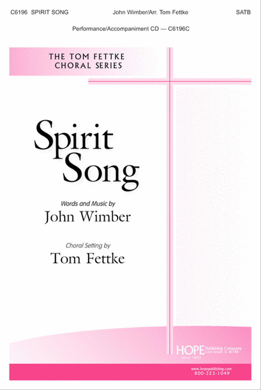 Spirit Song 4-Part scores gallery preview page 1