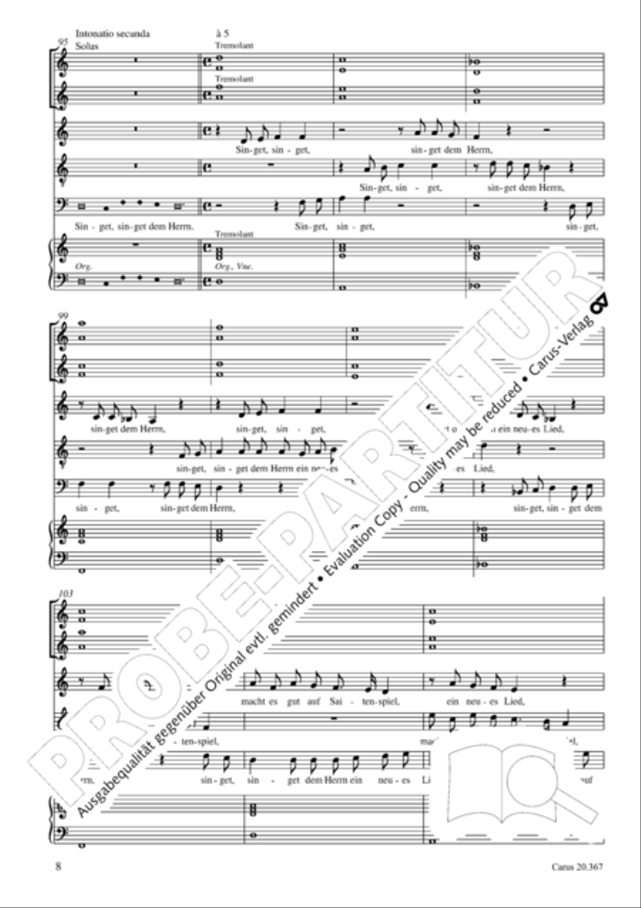 Freuet euch des Herren, ihr Gerechten ATB scores gallery preview page 9