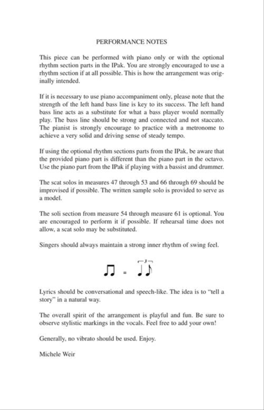 He Beeped When He Shoulda Bopped 4-Part scores gallery preview page 3