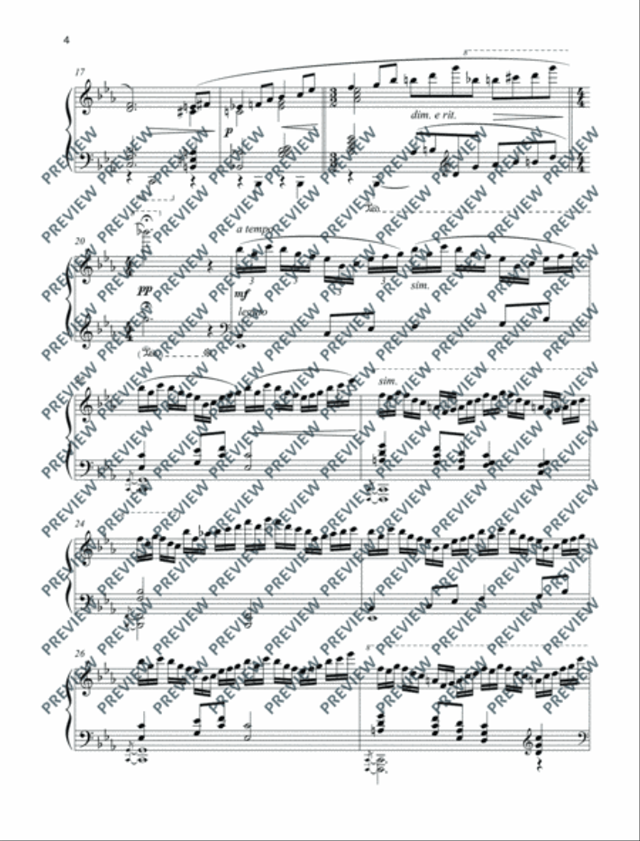 Suzhou Gardens Piano Solo scores gallery preview page 5
