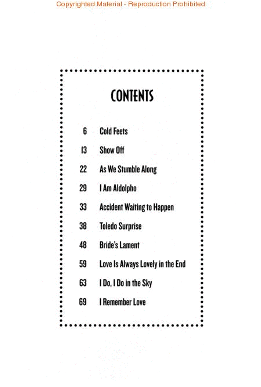 The Drowsy Chaperone The Drowsy Chaperone Piano, Vocal scores gallery preview page 2