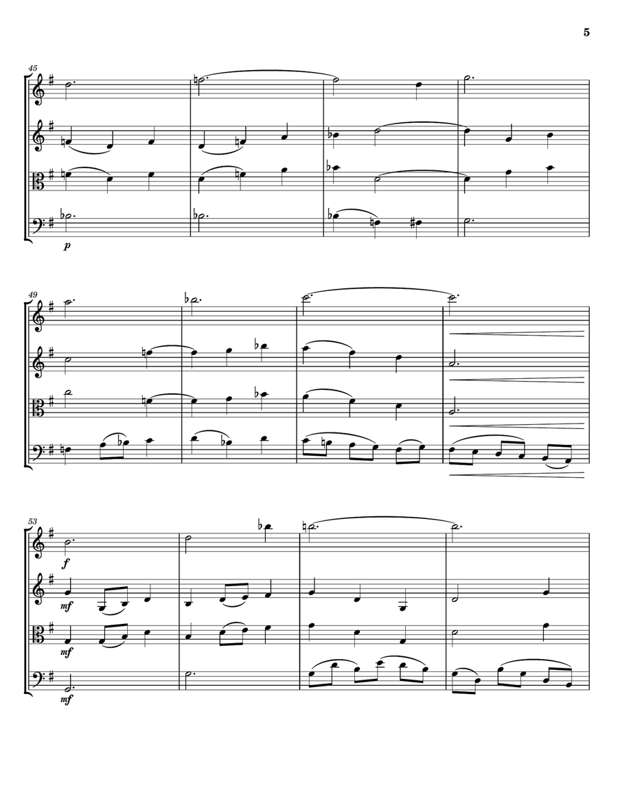 Lara's Theme From Doctor Zhivago String Trio scores gallery preview page 5