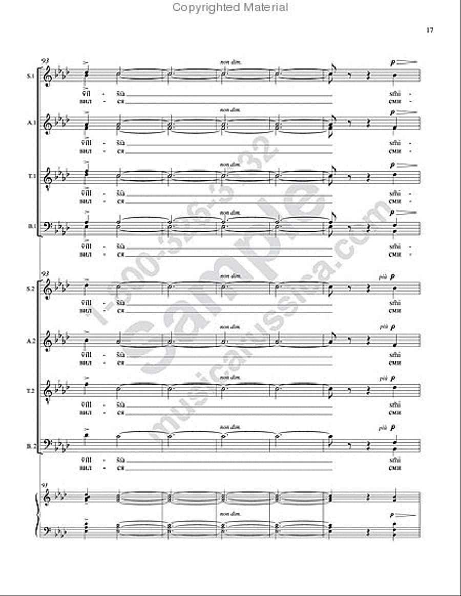 A Wondrous Birth A Wondrous Birth 4-Part scores gallery preview page 16