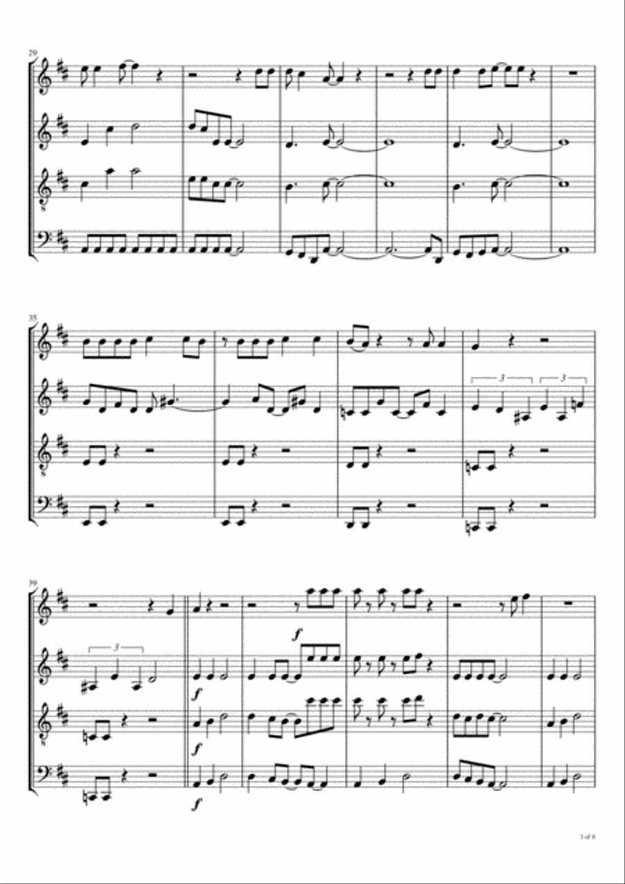 Let's Go Woodwind Quartet scores gallery preview page 4