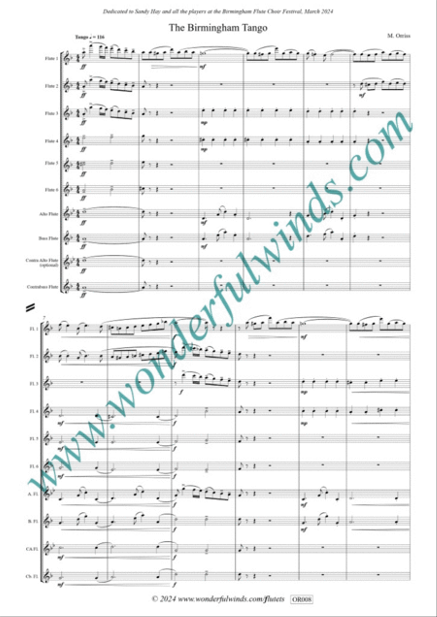 The Birmingham Tango The Birmingham Tango Orchestra scores gallery preview page 2