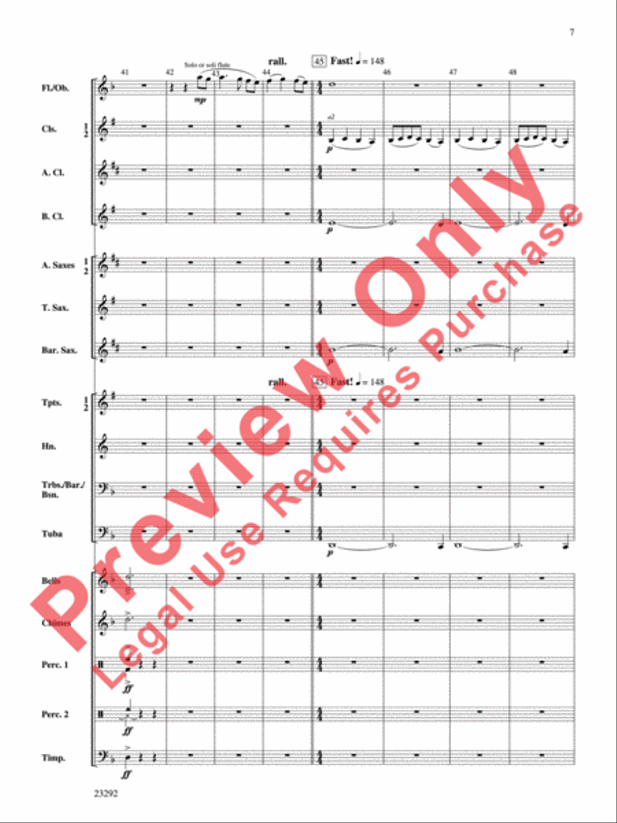 Castles and Dragons Castles and Dragons Concert Band scores gallery preview page 8