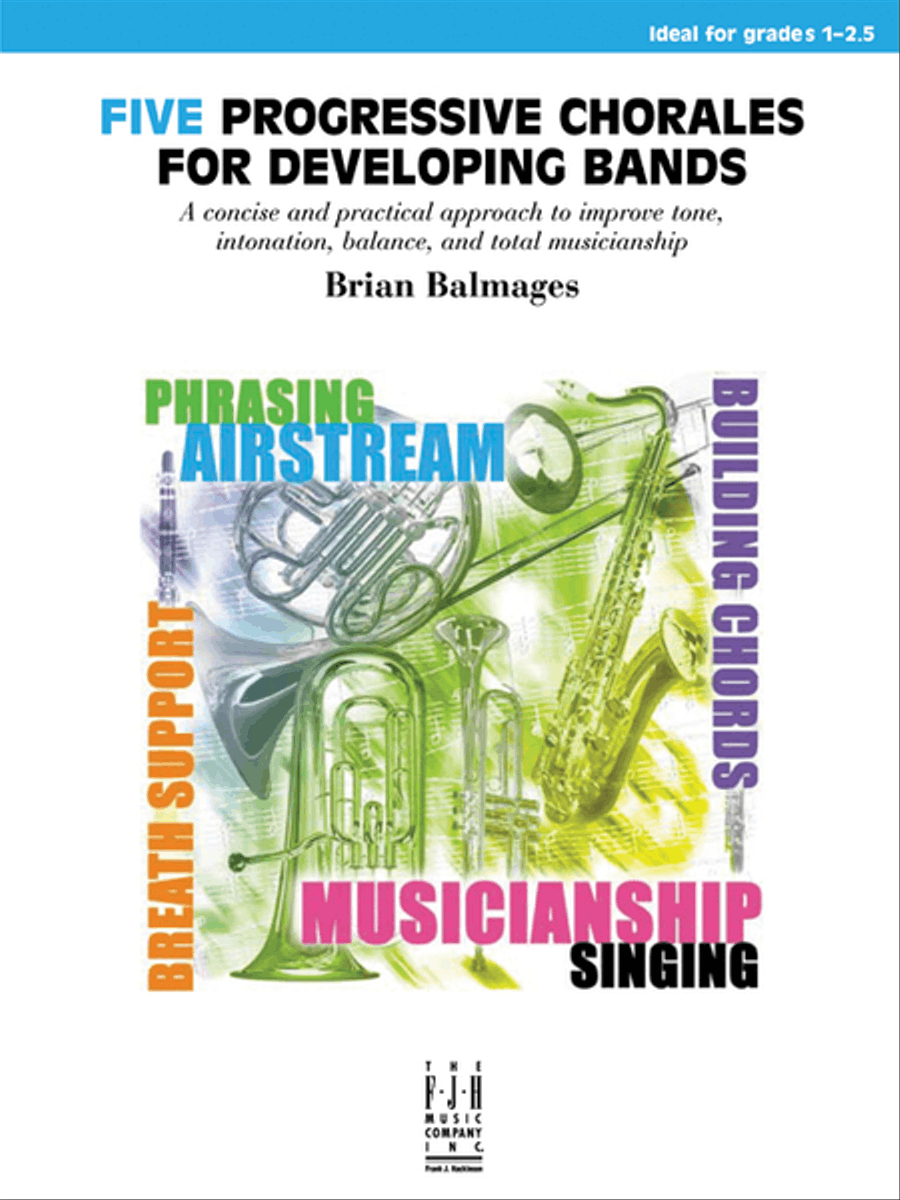 Five Progressive Chorales for Developing Bands Concert Band scores gallery preview page 1