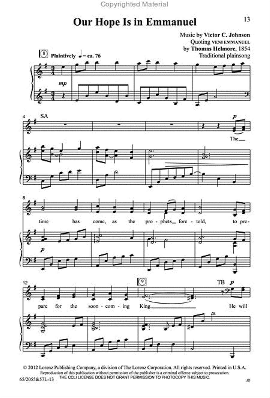 Bethlehem's Child - SATB Score with Performance CD 4-Part scores gallery preview page 5