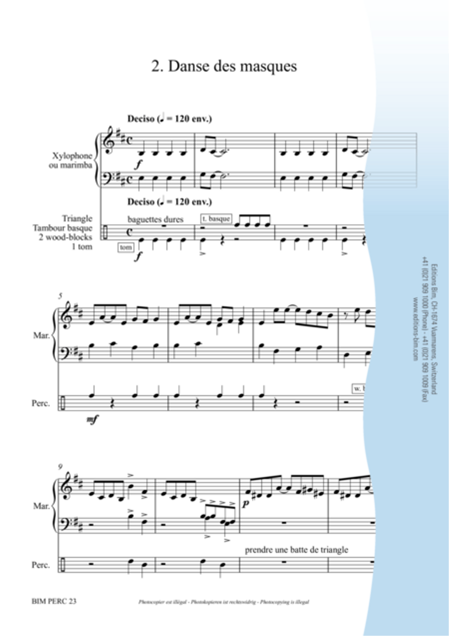 8 Escales 8 Escales Percussion scores gallery preview page 3