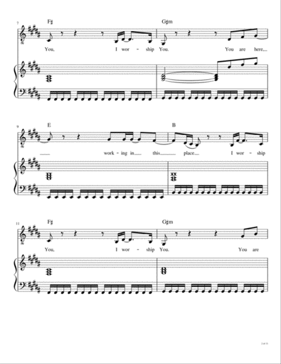 Way Maker Voice scores gallery preview page 3