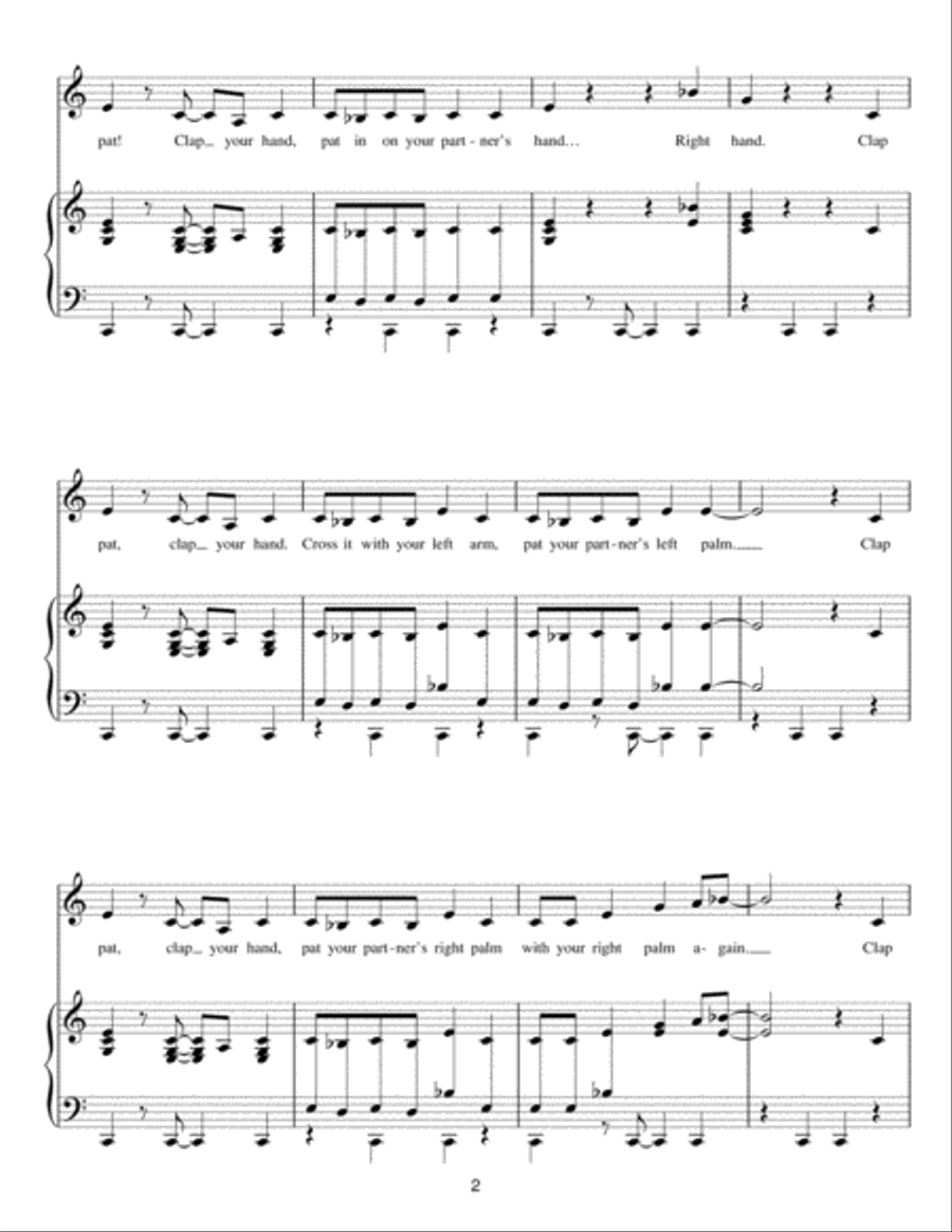 The Clapping Song by Lincoln Chase Piano Vocal Guitar