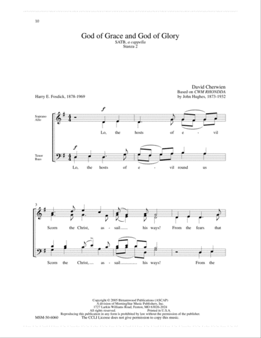 Five Choral Stanzas, Set 2 4-Part scores gallery preview page 5