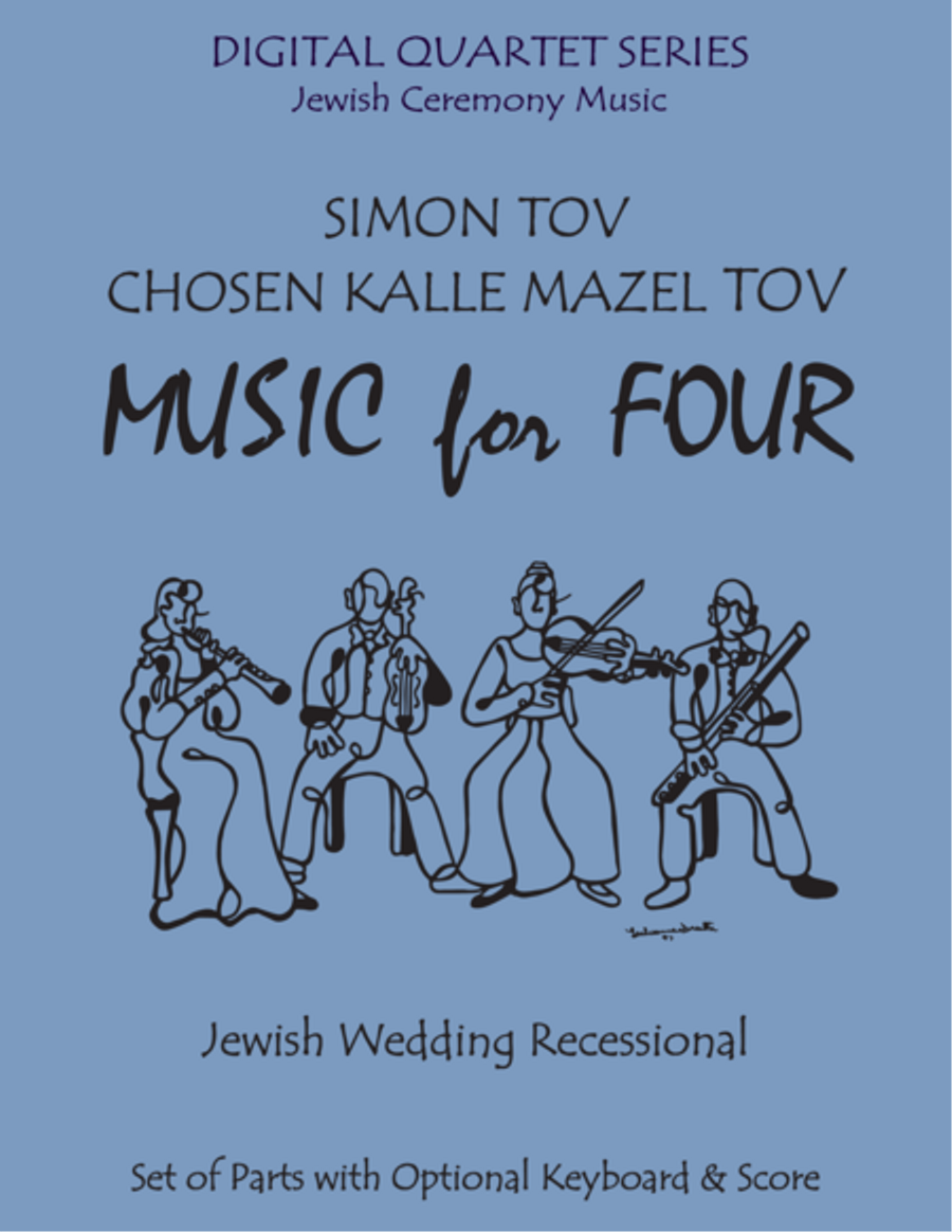 Simon Tov/Kalle Chosen Mazel Tov for String Quartet or Piano Quintet Large Ensemble scores gallery preview page 1