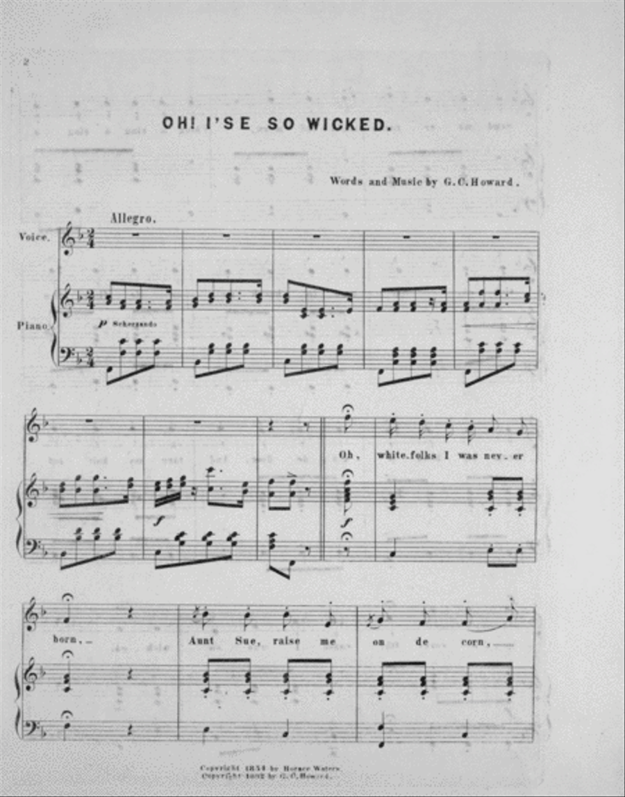 O I'se So Wicked Voice scores gallery preview page 2