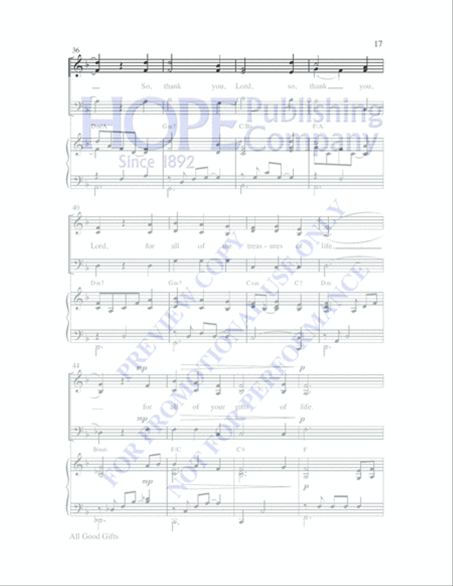 Simple Settings for SAB Choirs, Vol. 1 3-Part scores gallery preview page 19