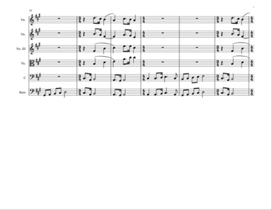 Come, come ye saints Small Ensemble scores gallery preview page 4
