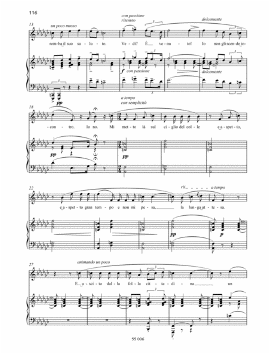Un bel dì vedremo Un bel dì vedremo Soprano Voice scores gallery preview page 2