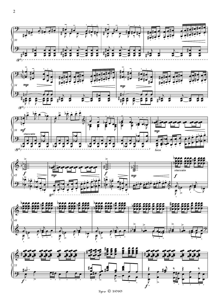 The Perfect Fool (ballet music) Piano Solo scores gallery preview page 2
