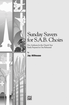 Book cover for Sunday Savers for SAB Choirs