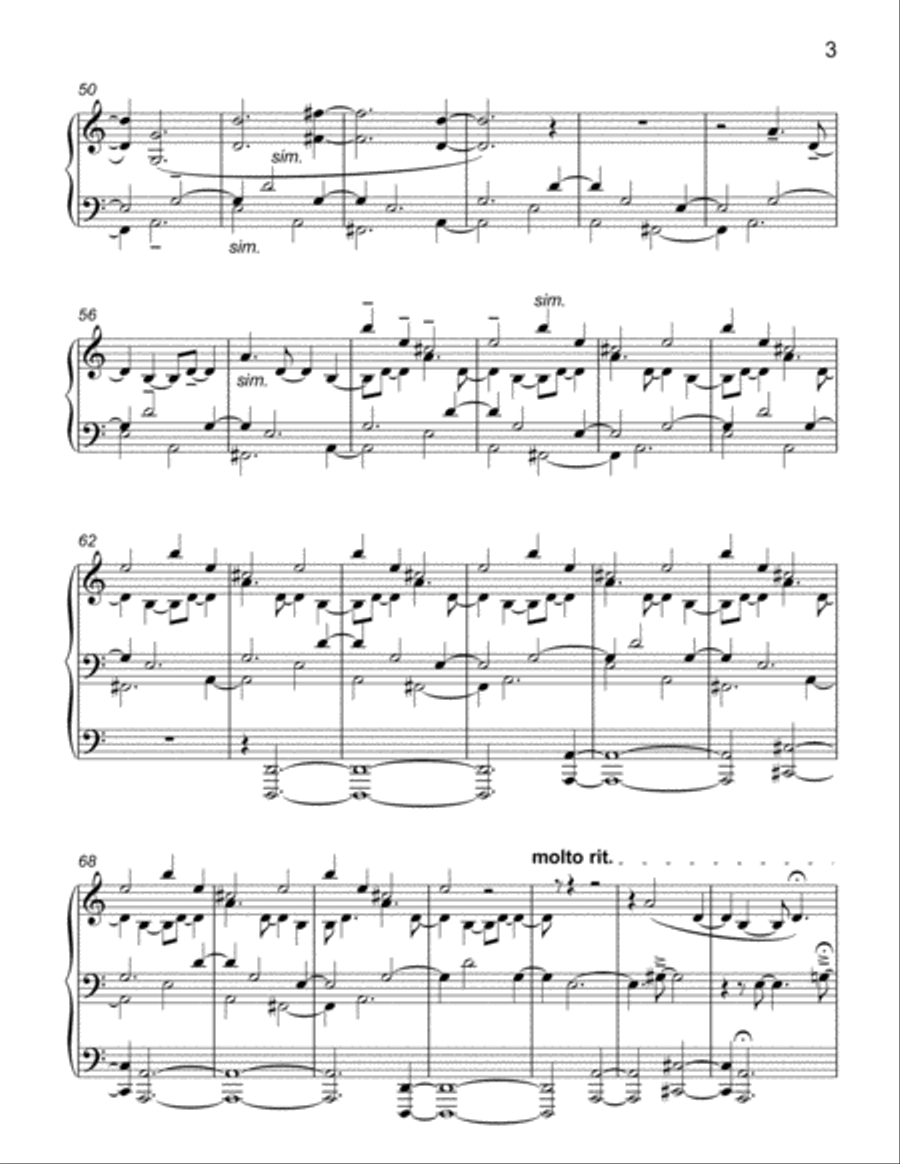 Water Lilies Piano Solo scores gallery preview page 6