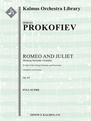 Book cover for Romeo and Juliet, Op. 64: Morning Serenade (Aubade)