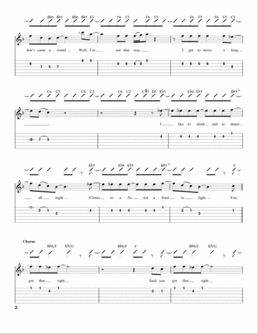 You Got That Right You Got That Right Acoustic Guitar scores gallery preview page 2