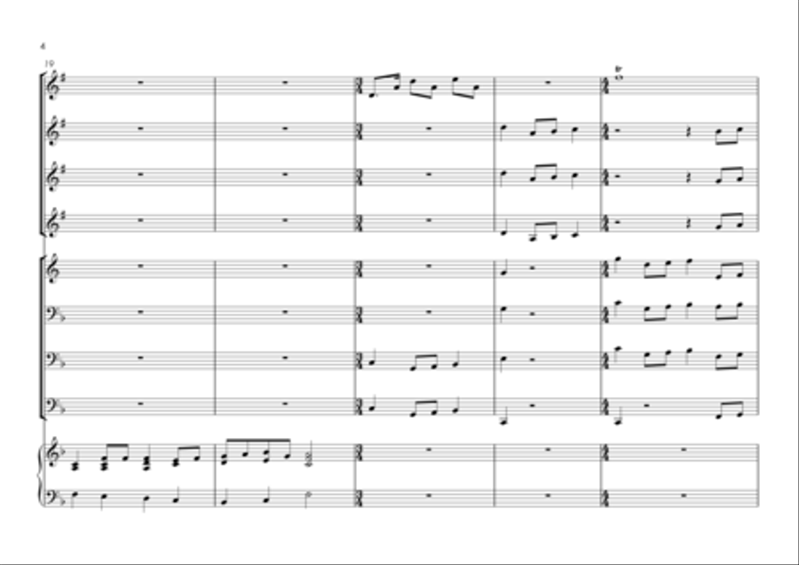 The 12 Days of Christmas - brass ensemble Brass Ensemble scores gallery preview page 6