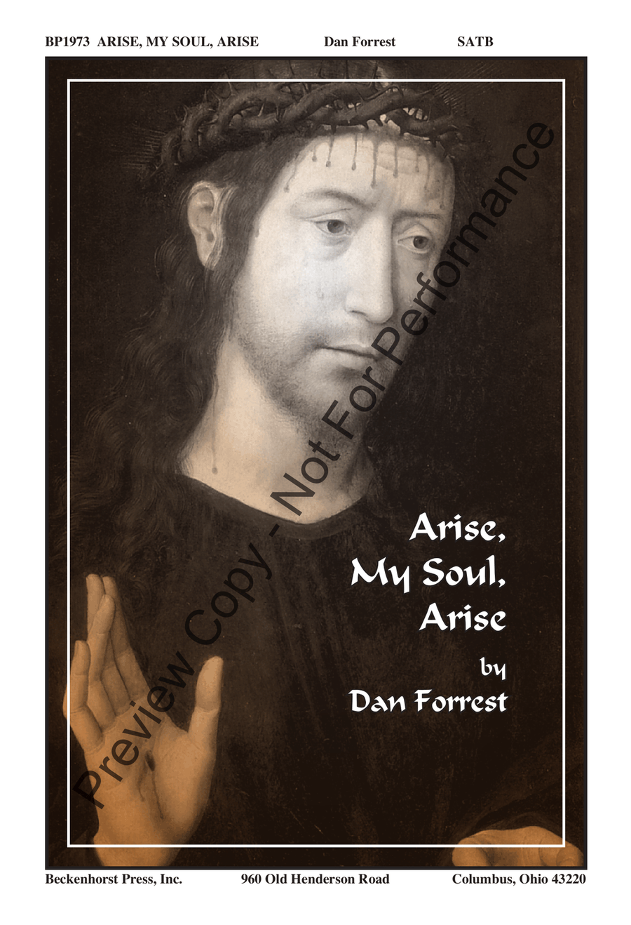 Arise, My Soul, Arise - SATB 4-Part scores gallery preview page 2