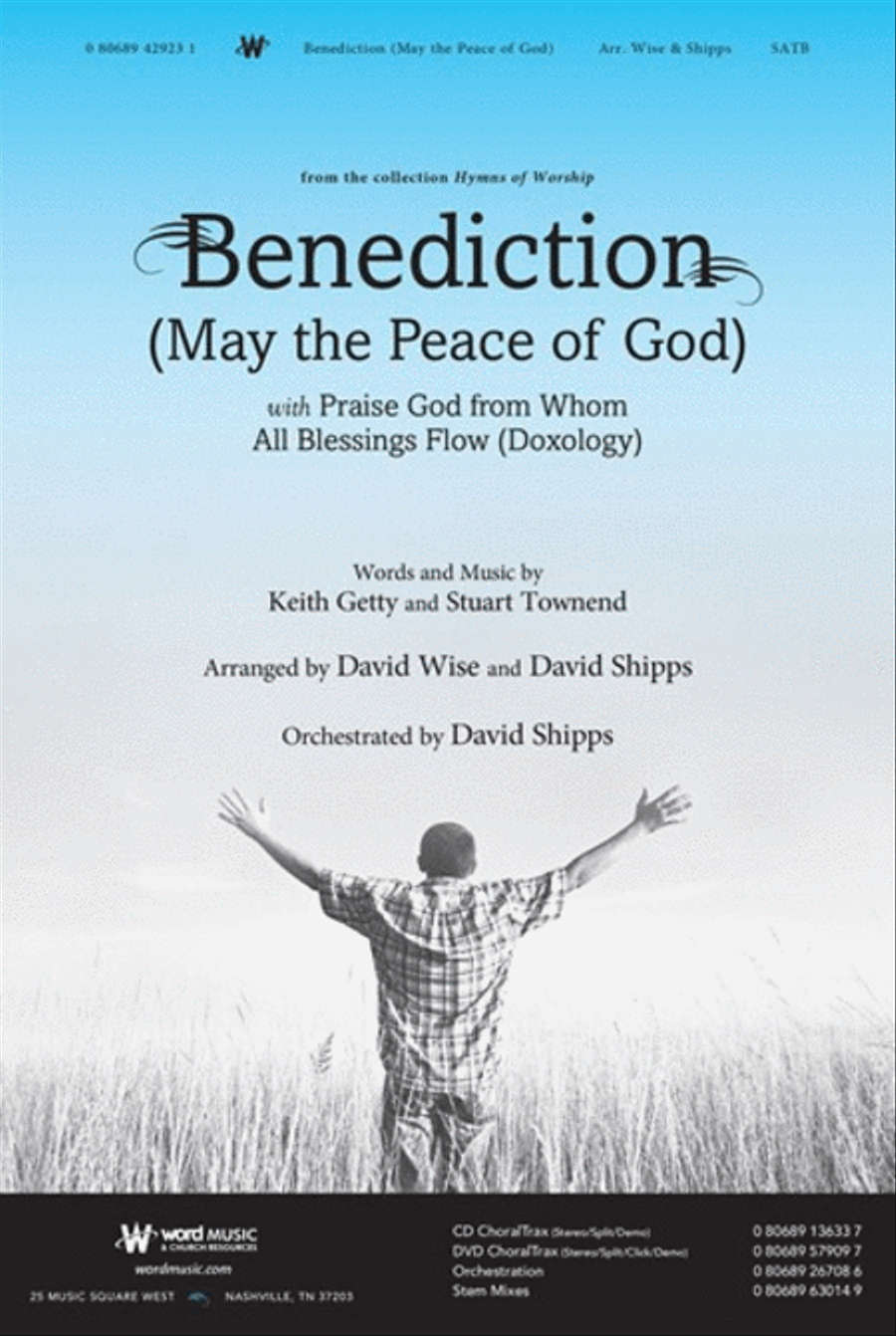 Benediction (May The Peace Of God) - CD ChoralTrax Choir scores gallery preview page 1