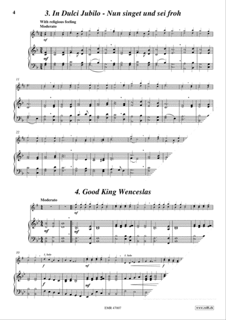 28 Weihnachtsmelodien Vol. 1 + 2 Woodwind Duet scores gallery preview page 4