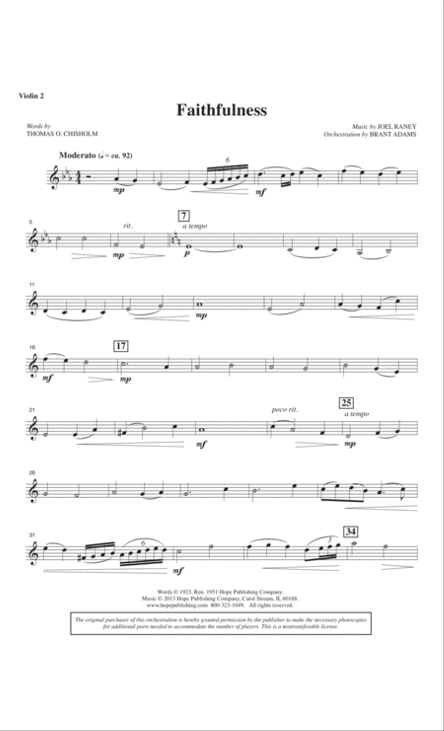 Faithfulness 4-Part scores gallery preview page 57