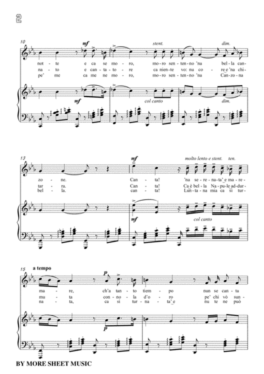 De Curtis-Canta pe' me in c minor