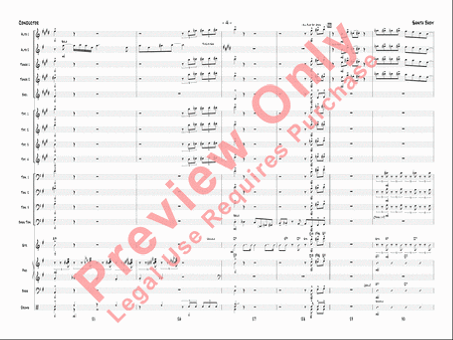 Santa Baby Jazz Ensemble scores gallery preview page 7