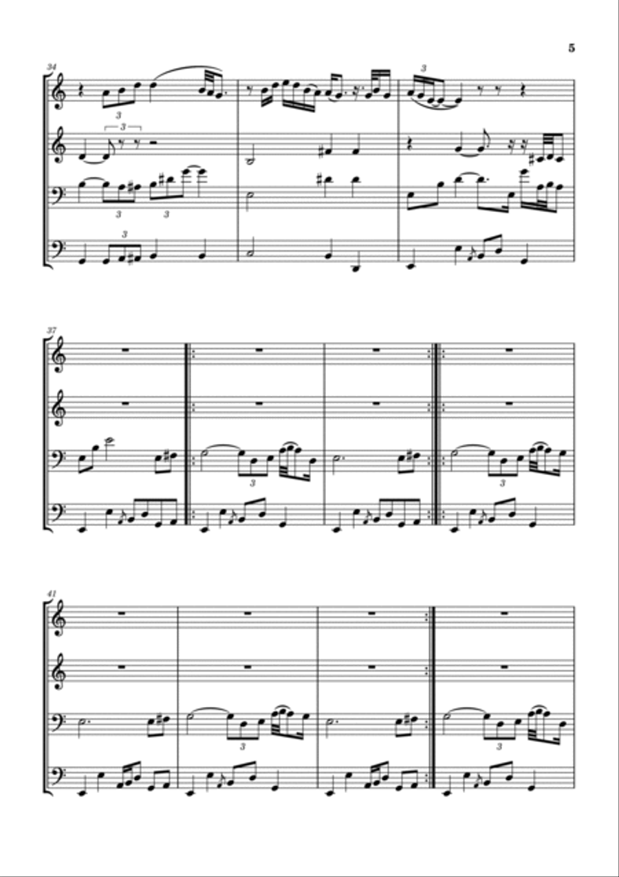 Bridge Of Sighs Bridge Of Sighs Brass Ensemble scores gallery preview page 6