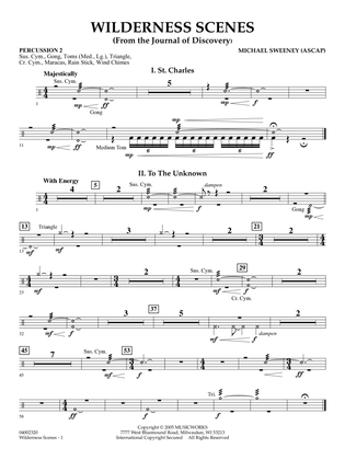 Wilderness Scenes (from The Journal Of Discovery) - Percussion 2