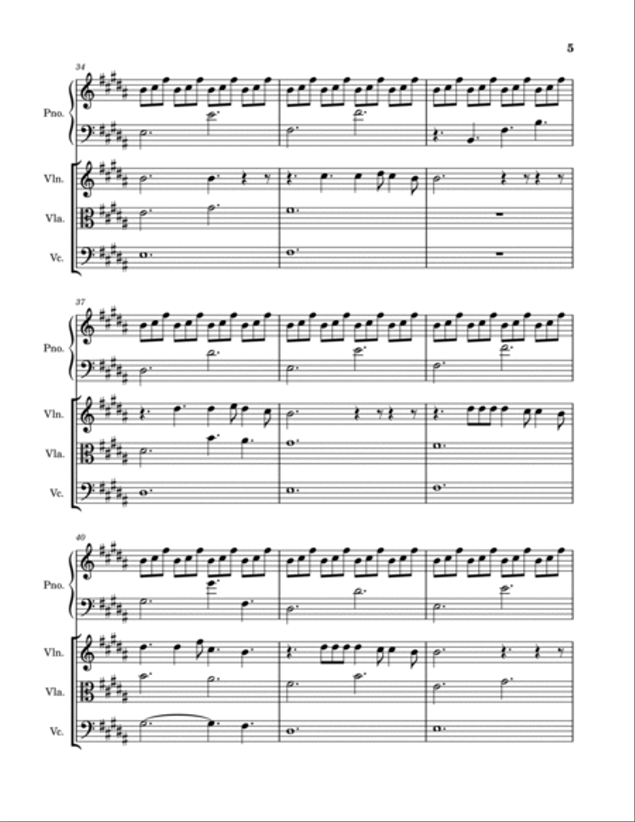 Sparkle Sparkle String Quartet scores gallery preview page 5