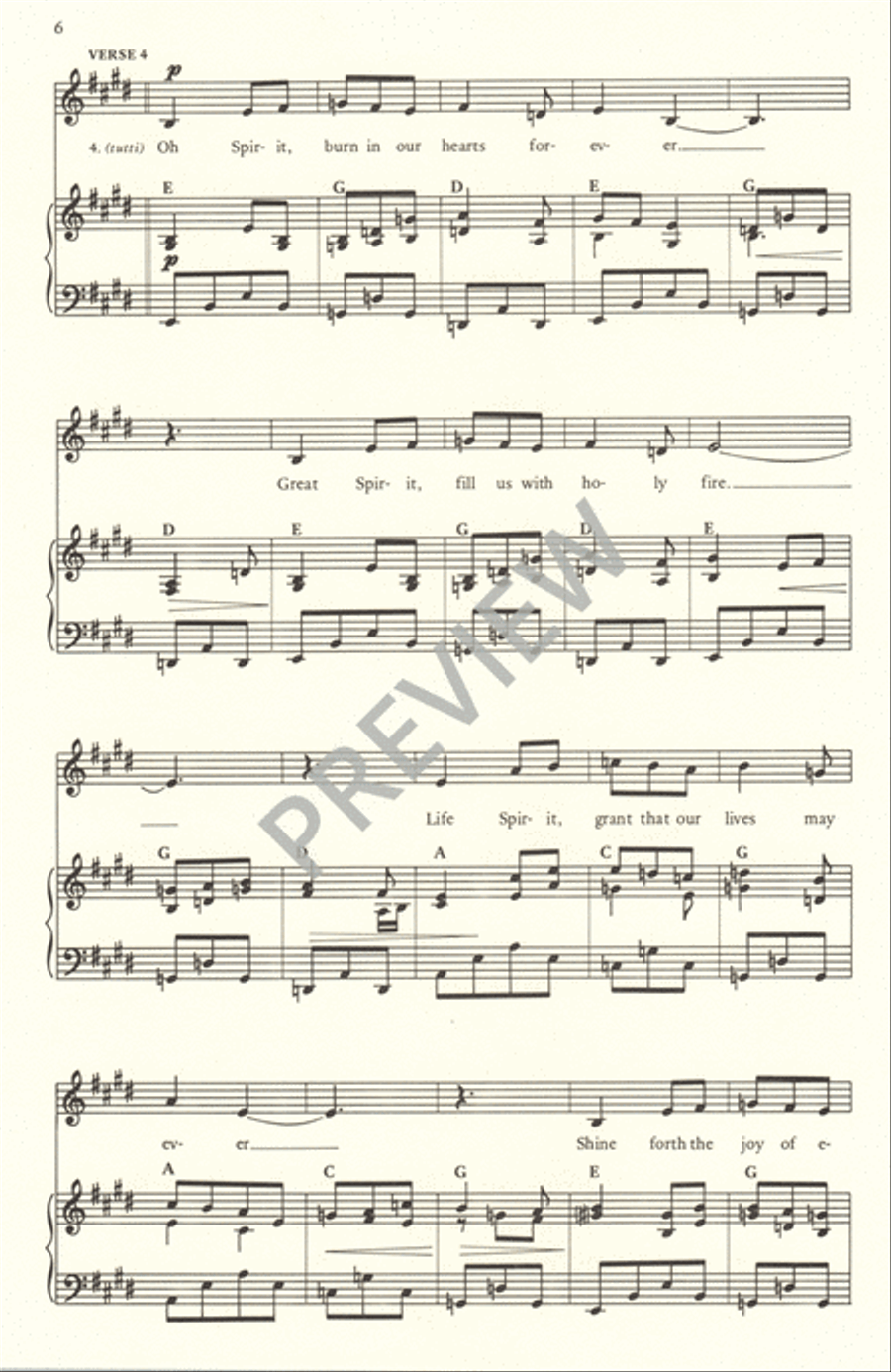 Burn Bright 4-Part scores gallery preview page 7