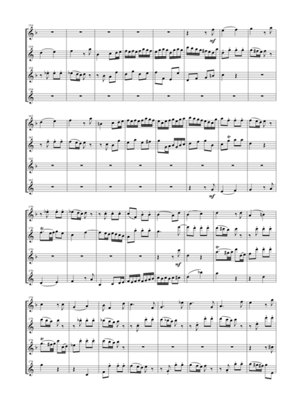 String Quartet Op. 76 No. 6 for Saxophone Quartet (SATB) image number null