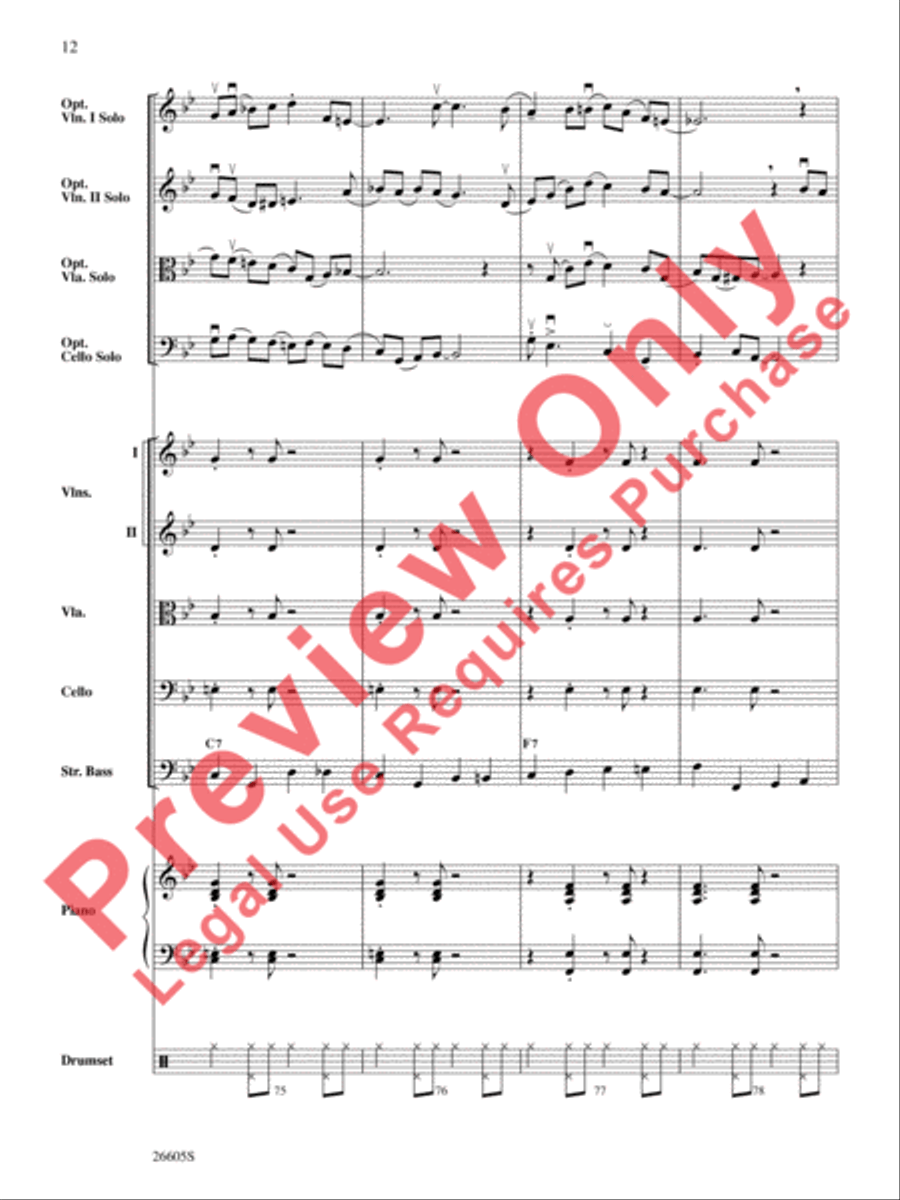 I Got Rhythm String Orchestra scores gallery preview page 13