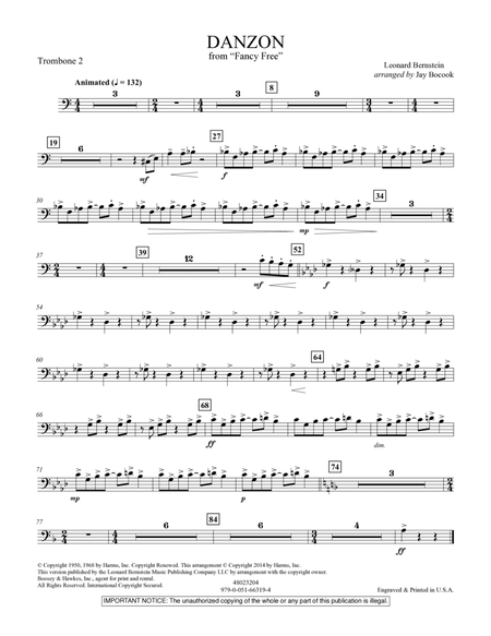 Danzon (from Fancy Free) - Trombone 2