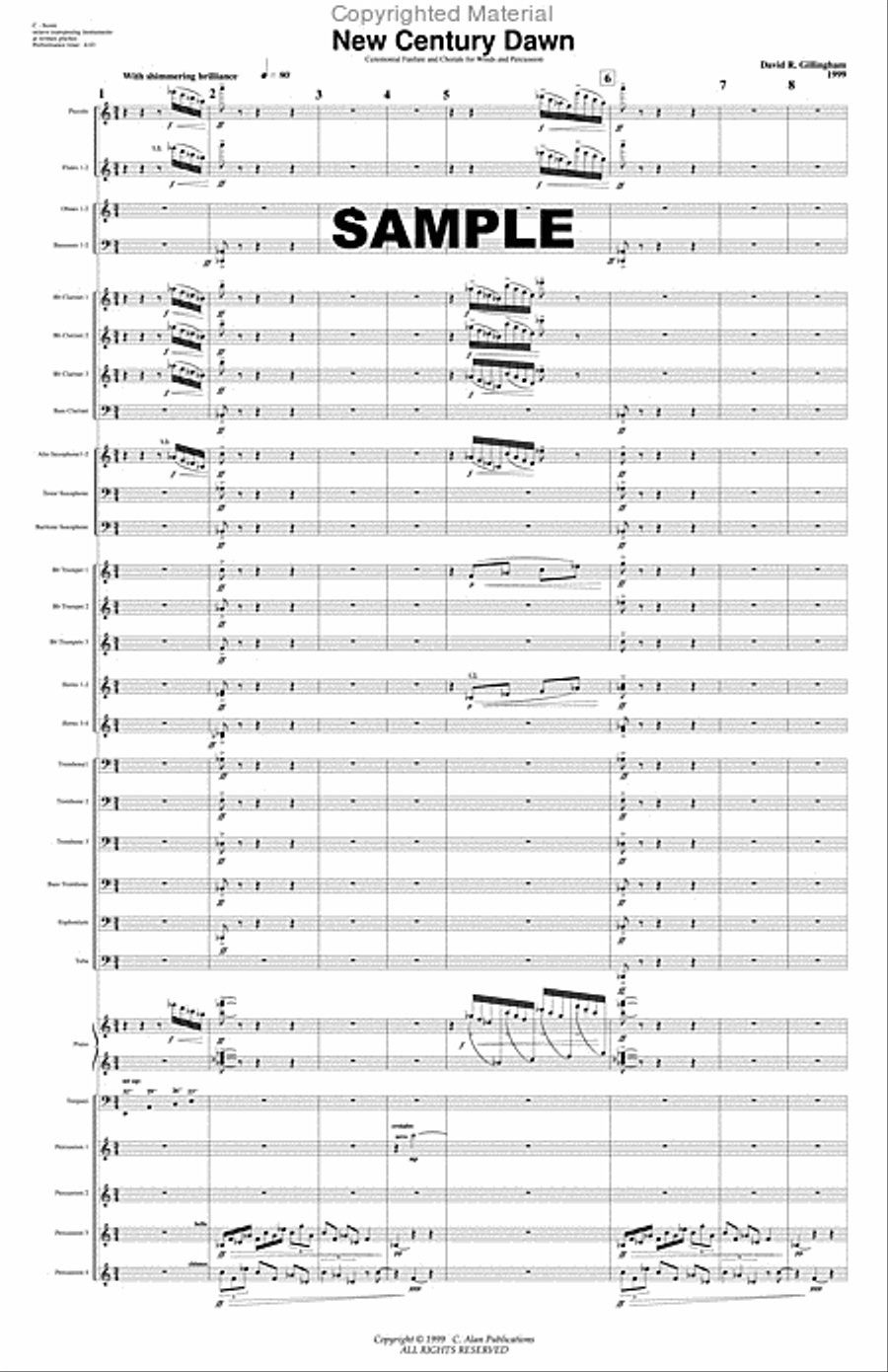 New Century Dawn New Century Dawn Concert Band scores gallery preview page 2
